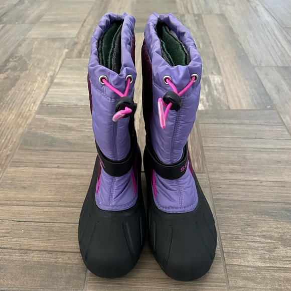 SOREL YOUTH FLURRY GIRLS’ SNOW BOOT size 5 - Picture 3 of 11